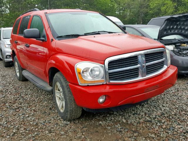 1D4HB48D35F520616 - 2005 DODGE DURANGO SL RED photo 1