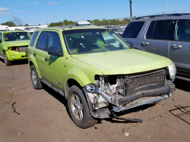 1FMCU59H58KA07531 - 2008 FORD ESCAPE HEV GREEN photo 1