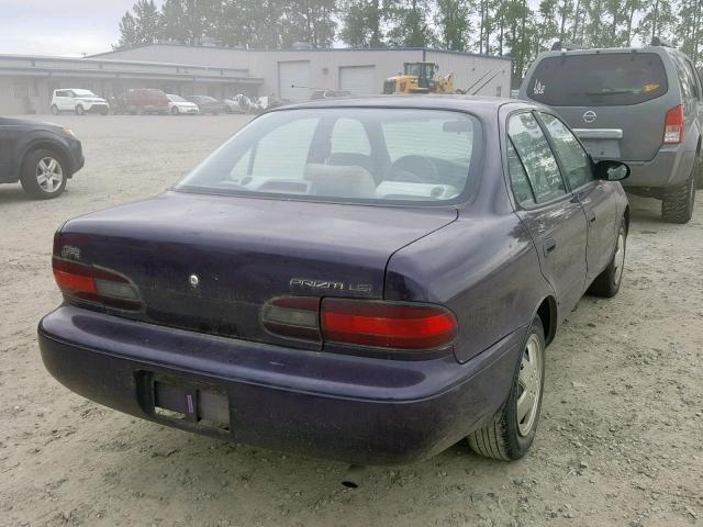 1Y1SK5261SZ085636 - 1995 GEO PRIZM BASE PURPLE photo 4