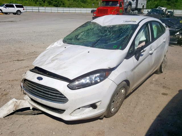 3FADP4AJ0KM122620 - 2019 FORD FIESTA S WHITE photo 2