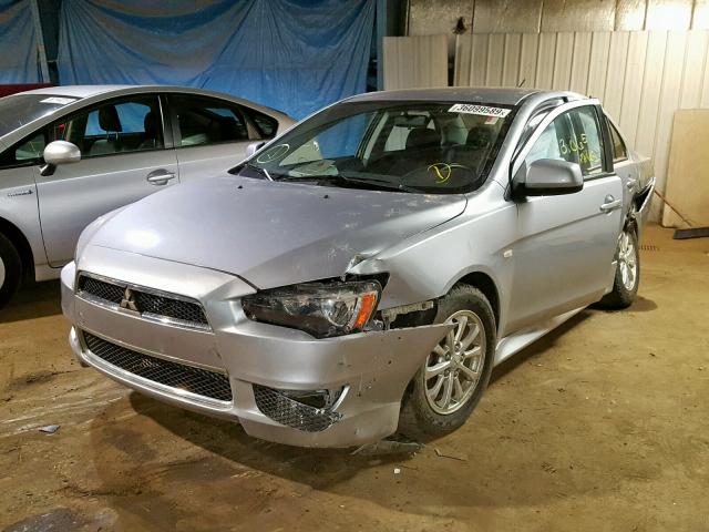 JA32V2FW1CU023400 - 2012 MITSUBISHI LANCER SE SILVER photo 2