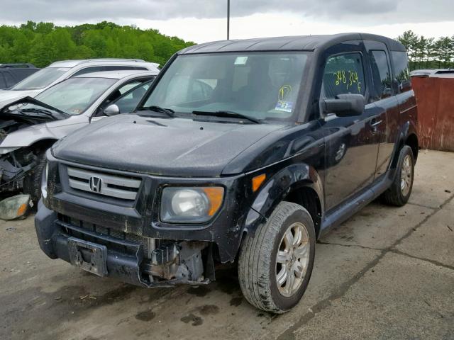 5J6YH28767L005117 - 2007 HONDA ELEMENT EX BLACK photo 2