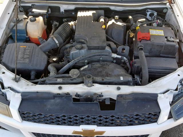 1GCESBF93B8140288 - 2011 CHEVROLET COLORADO WHITE photo 7