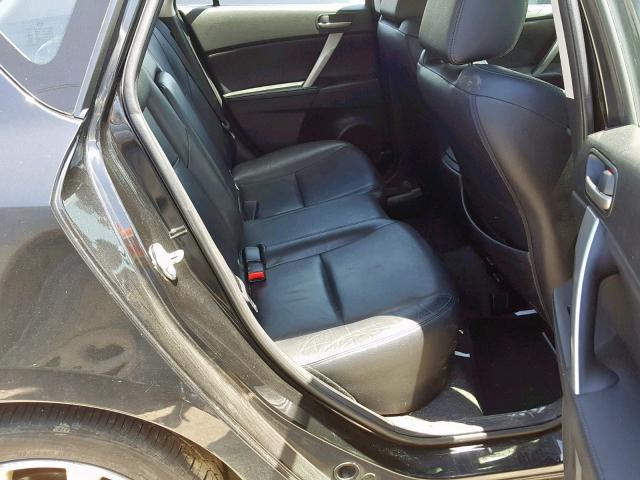 JM1BL1H57A1212542 - 2010 MAZDA 3 S BLACK photo 6