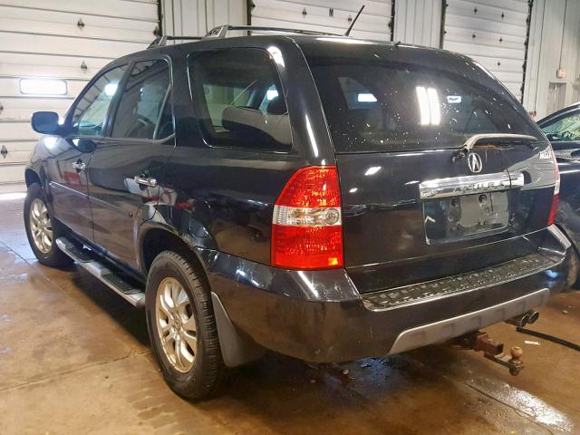 2HNYD18813H537753 - 2003 ACURA MDX TOURIN BLACK photo 3