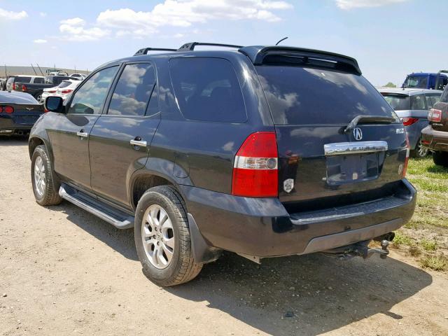 2HNYD18803H550509 - 2003 ACURA MDX TOURIN BLACK photo 3