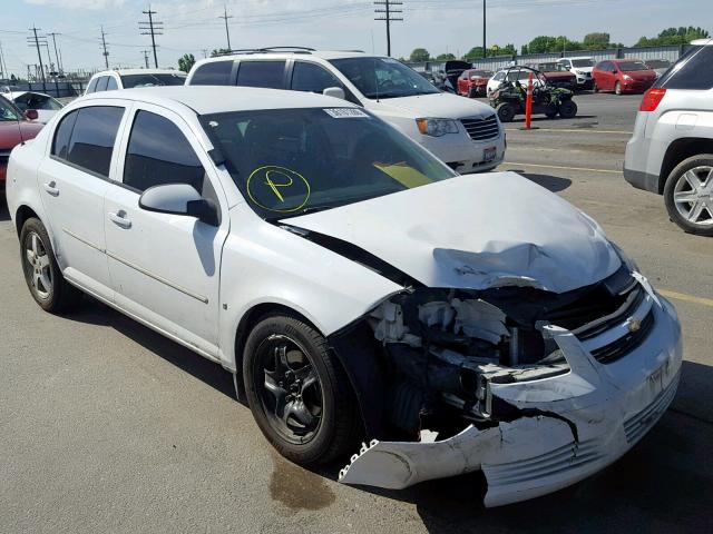 1G1AL58F887299668 - 2008 CHEVROLET COBALT LT WHITE photo 1