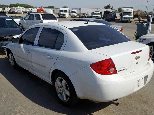 1G1AL58F887299668 - 2008 CHEVROLET COBALT LT WHITE photo 3