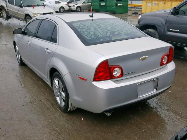 1G1ZC5EB4AF144051 - 2010 CHEVROLET MALIBU 1LT 银色 照片 3