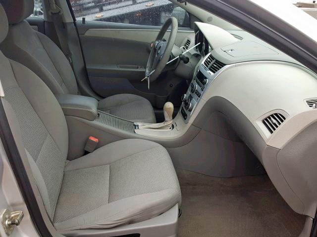 1G1ZC5EB4AF144051 - 2010 CHEVROLET MALIBU 1LT 银色 照片 5