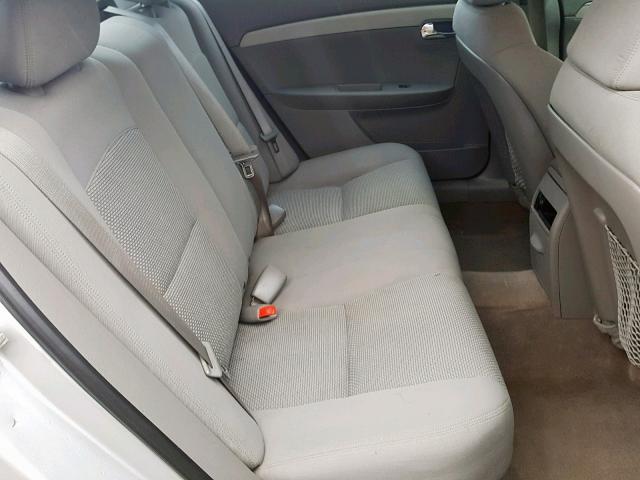1G1ZC5EB4AF144051 - 2010 CHEVROLET MALIBU 1LT 银色 照片 6
