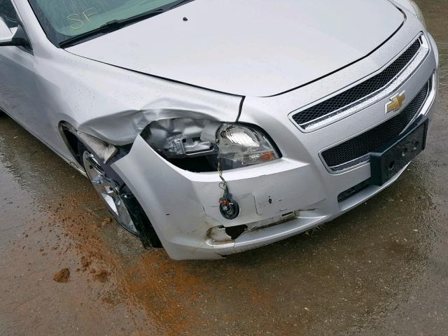 1G1ZC5EB4AF144051 - 2010 CHEVROLET MALIBU 1LT 银色 照片 9