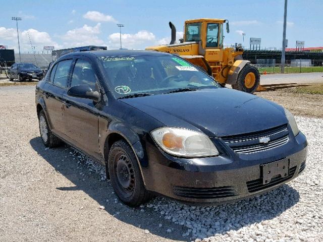 1G1AT58H797108809 - 2009 CHEVROLET COBALT LT BLACK photo 1