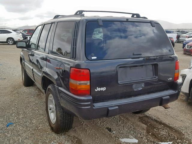 1J4GZ78Y3WC279663 - 1998 JEEP GRAND CHER BLACK photo 3