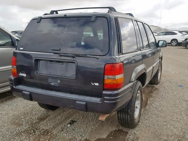 1J4GZ78Y3WC279663 - 1998 JEEP GRAND CHER BLACK photo 4