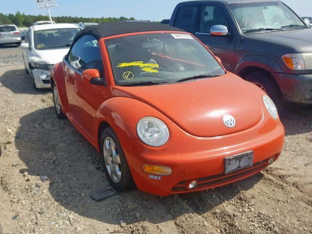 3VWCK21Y43M322405 - 2003 VOLKSWAGEN NEW BEETLE ნარინჯისფერი ფოტო 1