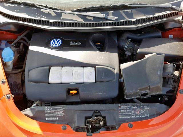 3VWCK21Y43M322405 - 2003 VOLKSWAGEN NEW BEETLE ნარინჯისფერი ფოტო 7