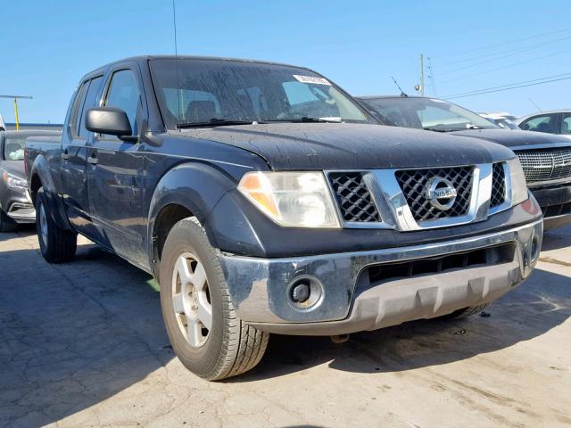 1N6AD09U27C443562 - 2007 NISSAN FRONTIER C BLACK photo 1