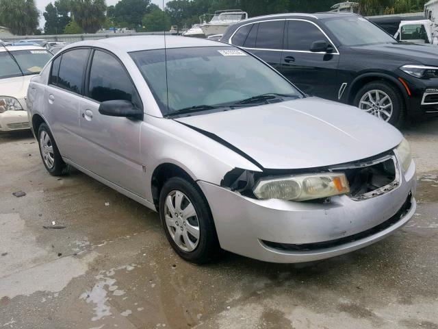 1G8AJ55F87Z187063 - 2007 SATURN ION LEVEL SILVER photo 1