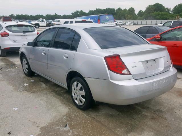 1G8AJ55F87Z187063 - 2007 SATURN ION LEVEL SILVER photo 3