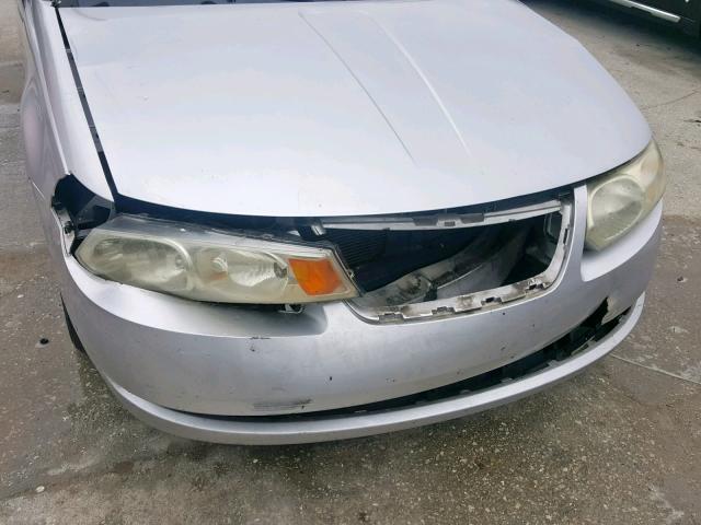 1G8AJ55F87Z187063 - 2007 SATURN ION LEVEL SILVER photo 9
