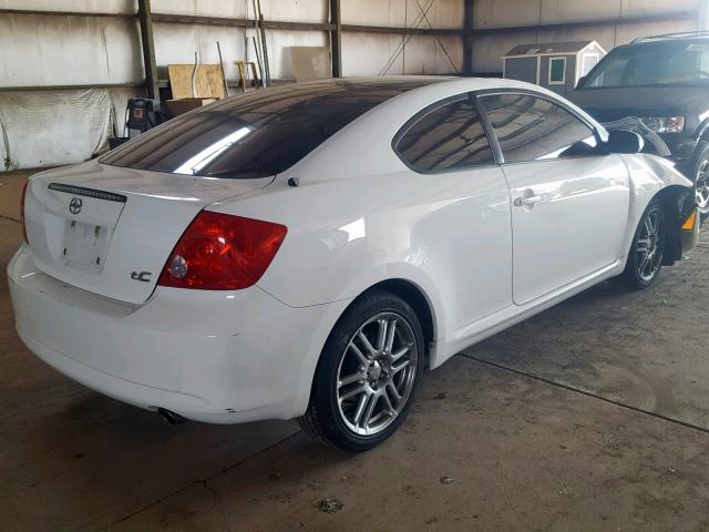 JTKDE167760123826 - 2006 TOYOTA SCION TC WHITE photo 4