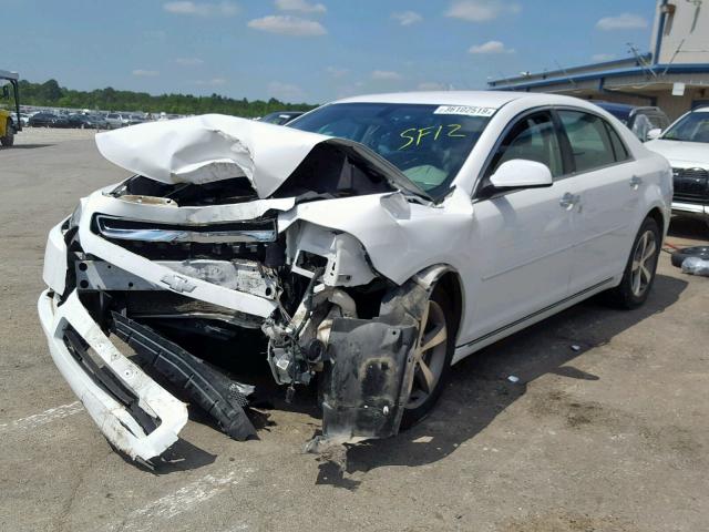 1G1ZC5EU7CF385820 - 2012 CHEVROLET MALIBU 1LT WHITE photo 2