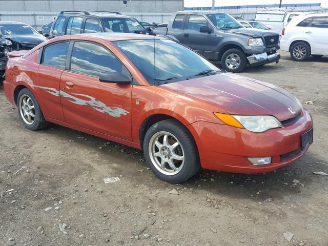 1G8AV14FX3Z205927 - 2003 SATURN ION LEVEL ORANGE photo 1