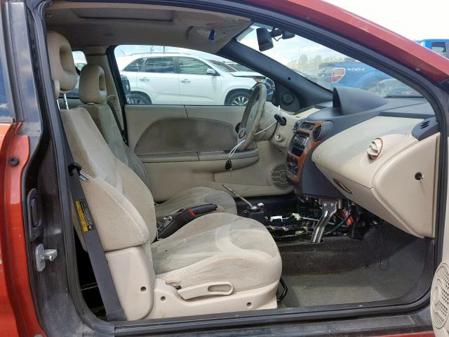 1G8AV14FX3Z205927 - 2003 SATURN ION LEVEL ORANGE photo 5