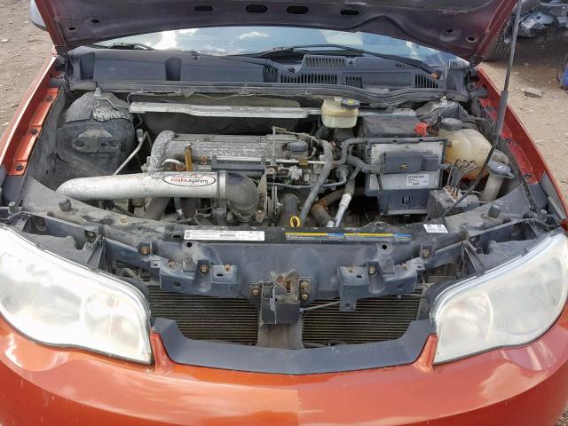 1G8AV14FX3Z205927 - 2003 SATURN ION LEVEL ORANGE photo 7