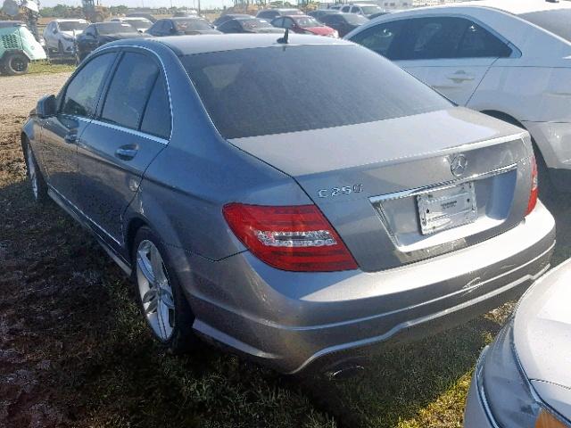 WDDGF4HB3EG243638 - 2014 MERCEDES-BENZ C 250 GRAY photo 3