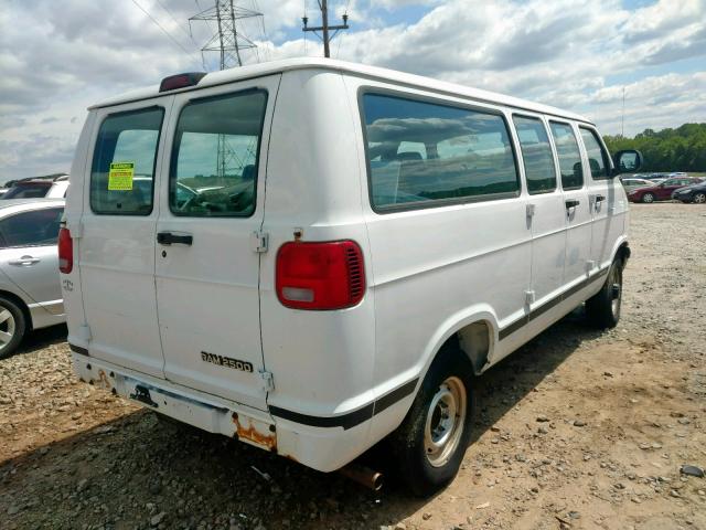 2B4JB25YXYK167451 - 2000 DODGE RAM WAGON WHITE photo 4