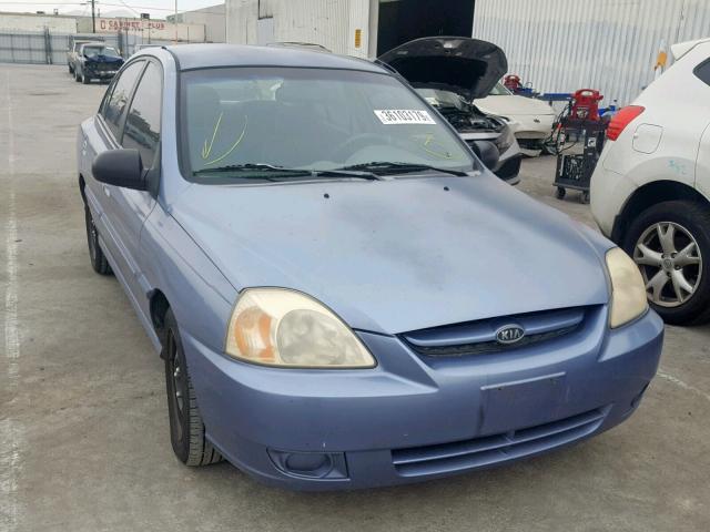 KNADC125646308779 - 2004 KIA RIO PURPLE photo 1