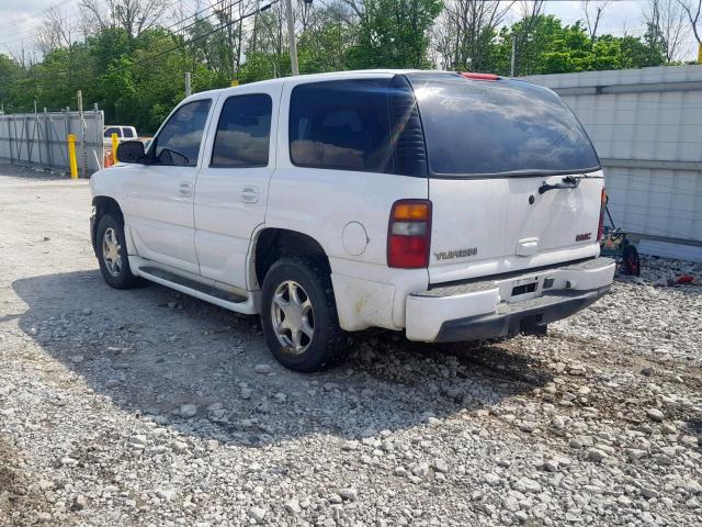 1GKEK63U52J318778 - 2002 GMC DENALI WHITE photo 3