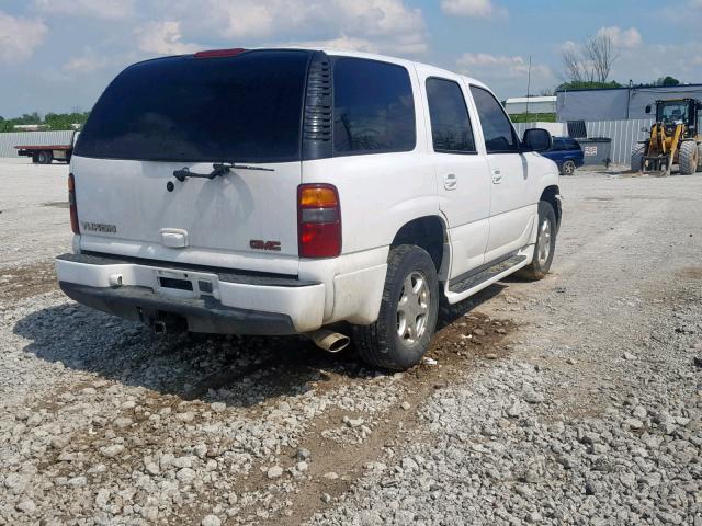 1GKEK63U52J318778 - 2002 GMC DENALI WHITE photo 4