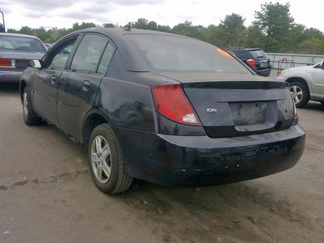 1G8AJ55F07Z149892 - 2007 SATURN ION LEVEL BLACK photo 3