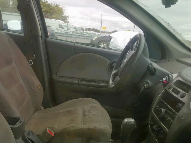 1G8AJ55F07Z149892 - 2007 SATURN ION LEVEL BLACK photo 5