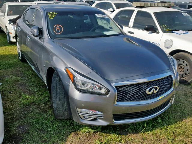 JN1BY1PP5KM685167 - 2019 INFINITI Q70L 3.7 L GRAY photo 1