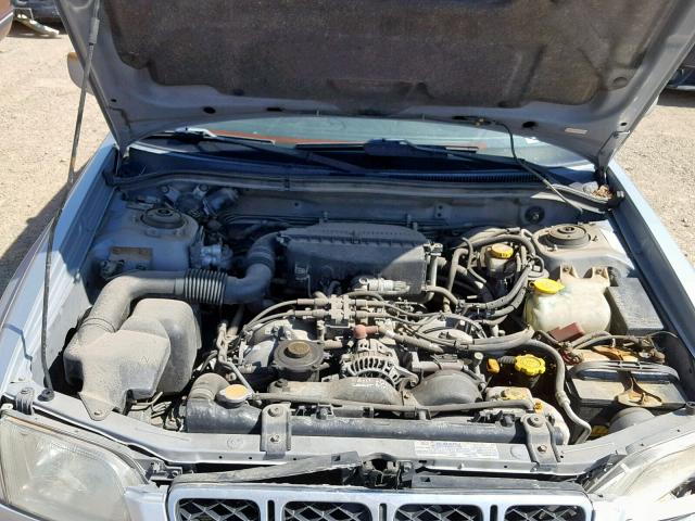 JF1SF65632H758416 - 2002 SUBARU FORESTER S SILVER photo 7