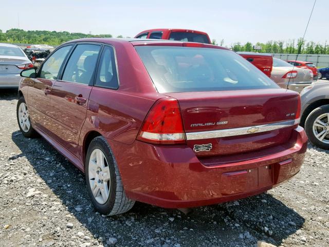 1G1ZT68N67F233754 - 2007 CHEVROLET MALIBU MAX 勃艮第红 照片 3