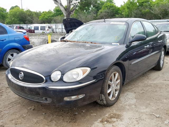 2G4WE567851244435 - 2005 BUICK LACROSSE C BLACK photo 2