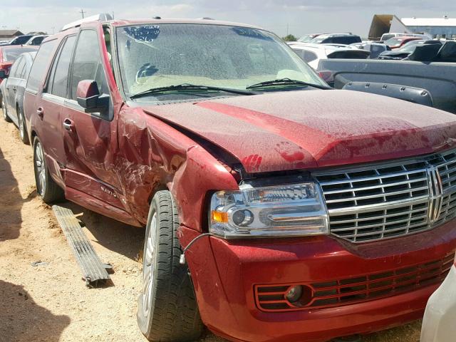 5LMJJ2H54DEL06830 - 2013 LINCOLN NAVIGATOR RED photo 1