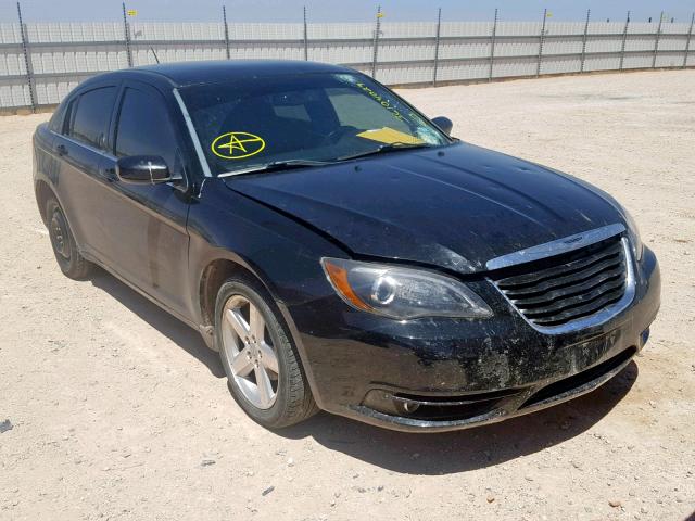 1C3CCBBB0EN118126 - 2014 CHRYSLER 200 TOURIN BLACK photo 1