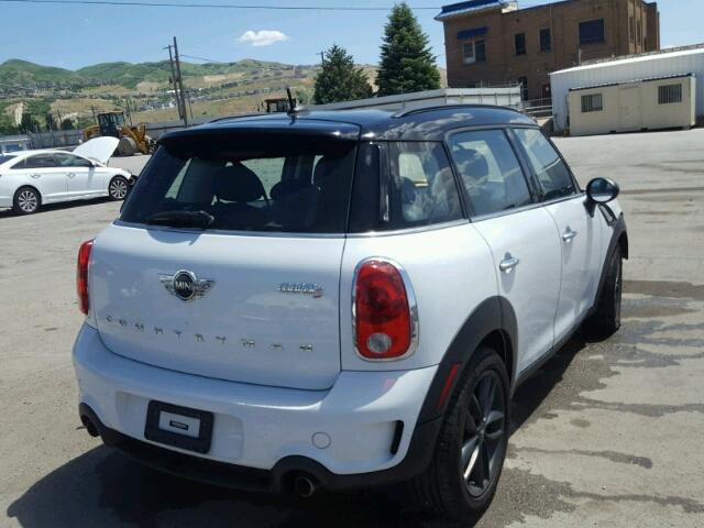 WMWZC3C55DWP23804 - 2013 MINI COOPER S C WHITE photo 4