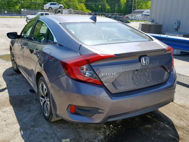 19XFC1F77GE028620 - 2016 HONDA CIVIC EXL GRAY photo 3