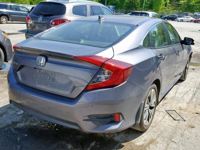 19XFC1F77GE028620 - 2016 HONDA CIVIC EXL GRAY photo 4