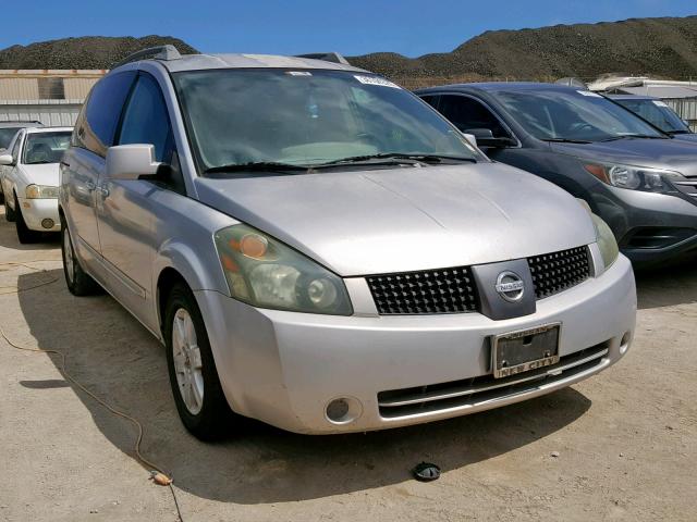 5N1BV28U34N344987 - 2004 NISSAN QUEST S WHITE photo 1