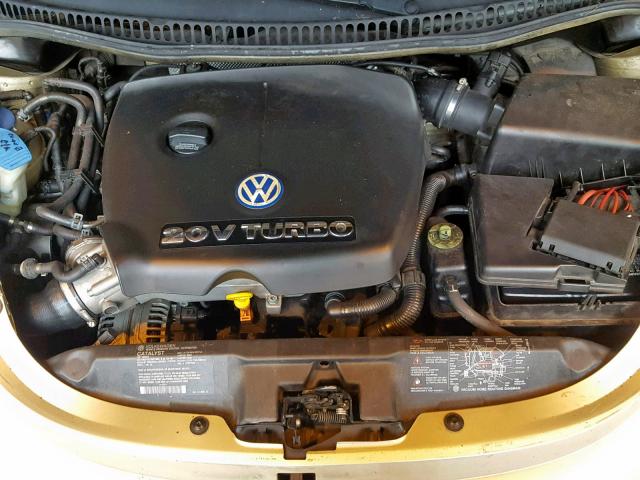 3VWCD21C01M475360 - 2001 VOLKSWAGEN NEW BEETLE Qızıl foto 7