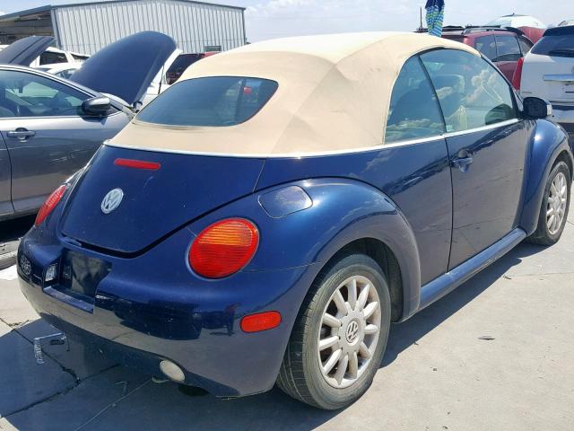 3VWCM31Y64M322116 - 2004 VOLKSWAGEN NEW BEETLE ლურჯი ფოტო 4