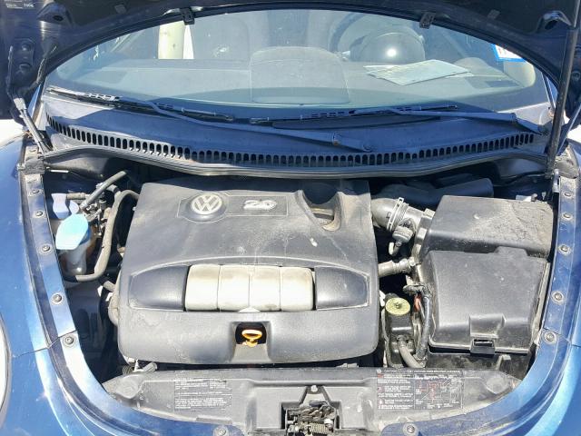 3VWCM31Y64M322116 - 2004 VOLKSWAGEN NEW BEETLE ლურჯი ფოტო 7